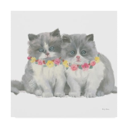 Emily Adams 'Cutie Kitties Viii' Canvas Art,14x14